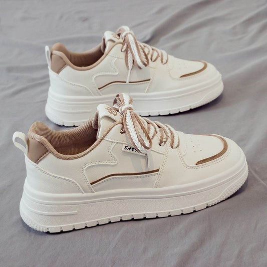 Buycenter Casual Platform White Shoes - Breathable Running Sneakers for Women - Buy Center