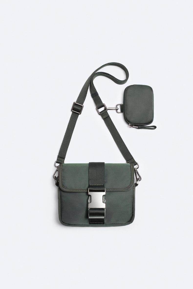 Men's Trendy Crossbody Bag - Stylish Casual Two-Piece Shoulder Purse - Buy Center