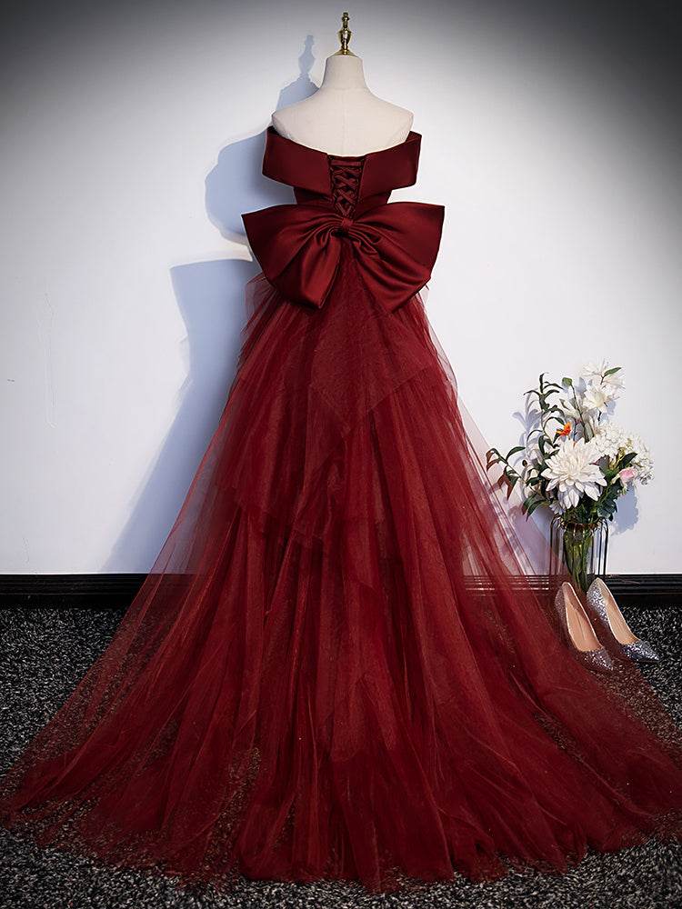 Buycenter Fish Tail Toast Dress for Brides - Elegant One Shoulder Evening Wear - Buy Center