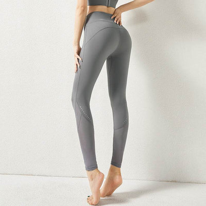 Buycenter Nude Mesh Stitching Gym Pants for Women - Stylish and Comfortable Leggings - Buy Center