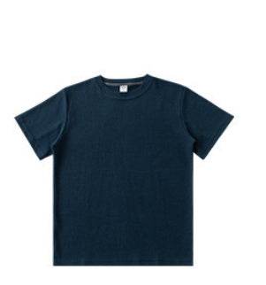 Men's Loose Fit Short-Sleeved T-Shirt - Mercerized Cotton, Solid Colors - Buy Center