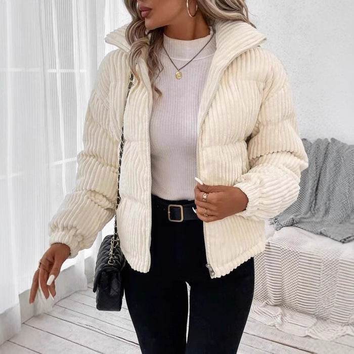 Stylish Corduroy Jacket for Women - Casual Loose Fit, Durable Warmth - Buy Center