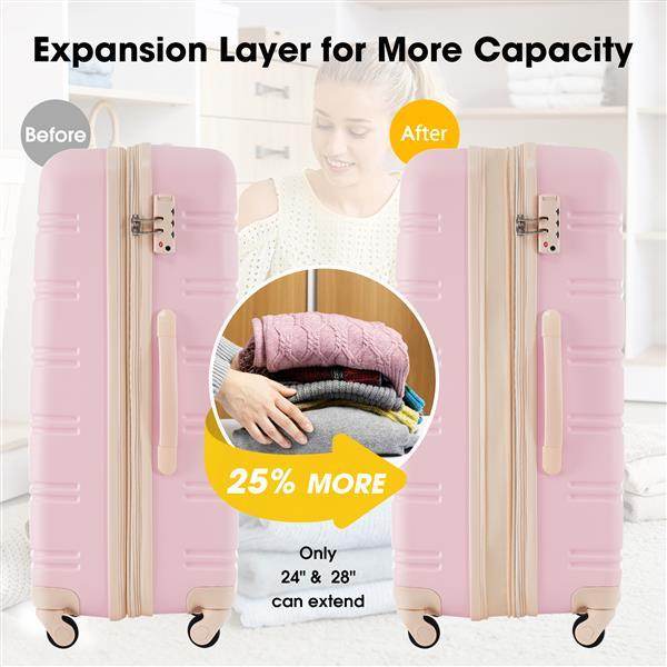Durable Hard Shell Luggage Set of 2 - TSA Lock & Lightweight Design - Buy Center