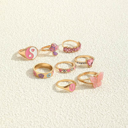 European & American Color Dripping Ring - Trendy Engagement Jewelry 2025 - Buy Center