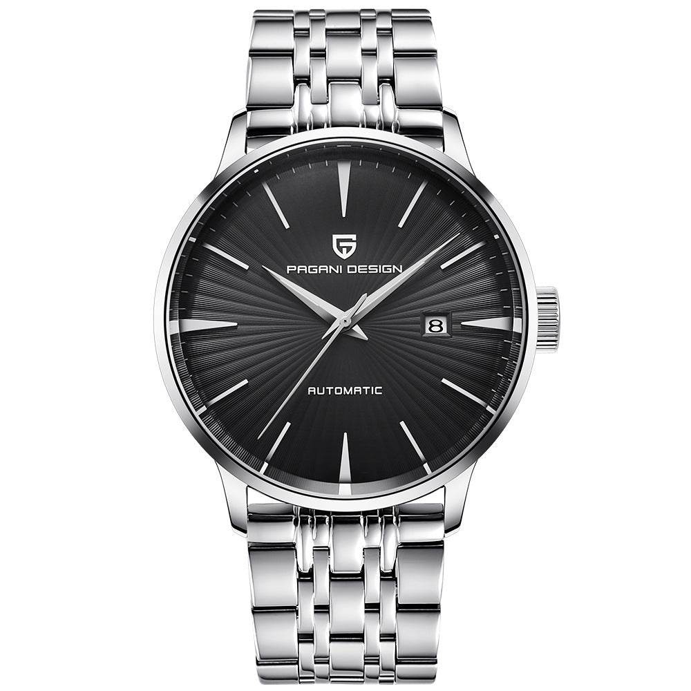 Buycenter Men's Mechanical Watch - 30M Waterproof & Stylish Steel Band - Buy Center