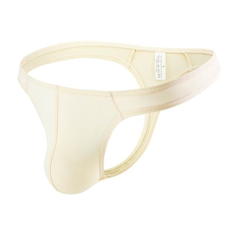 Men's Low Waist Ice Silk Thong Underpants - Breathable & Sexy Design - Buy Center
