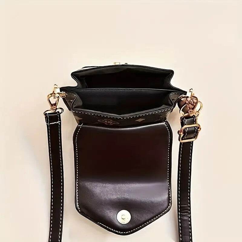 Buycenter Small Crossbody Phone Bag - Travel Cellphone Wallet in Coffee - Buy Center