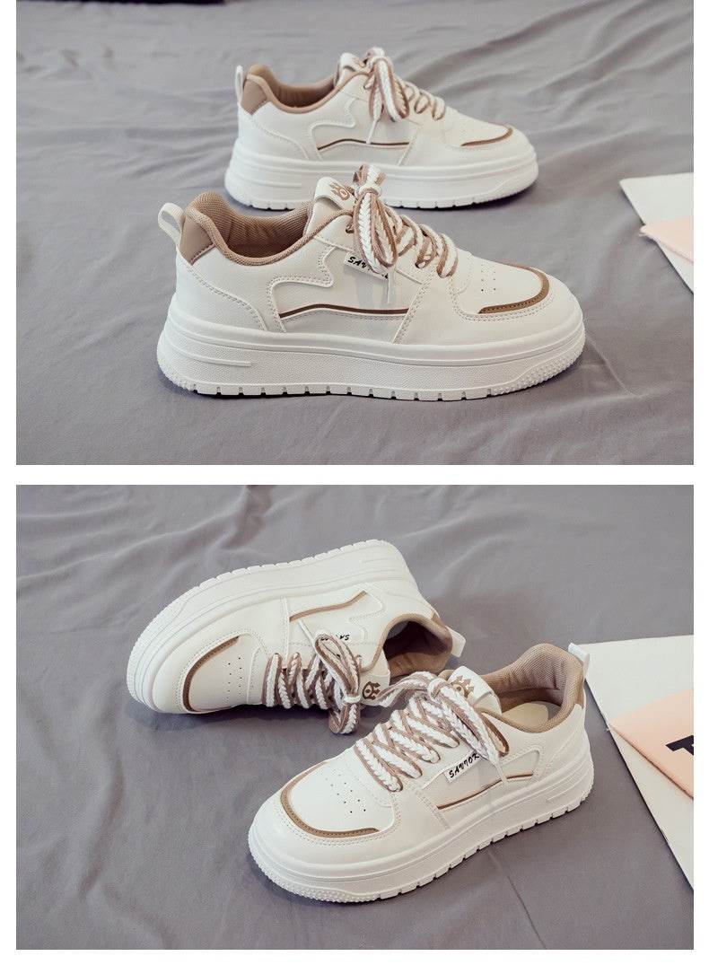 Buycenter Casual Platform White Shoes - Breathable Running Sneakers for Women - Buy Center