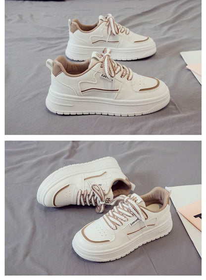 Buycenter Casual Platform White Shoes - Breathable Running Sneakers for Women - Buy Center