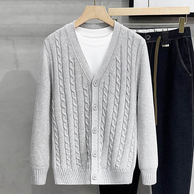 Buycenter Men's Knitted Cardigan - Stylish Autumn & Winter Casual Jacket - Buy Center