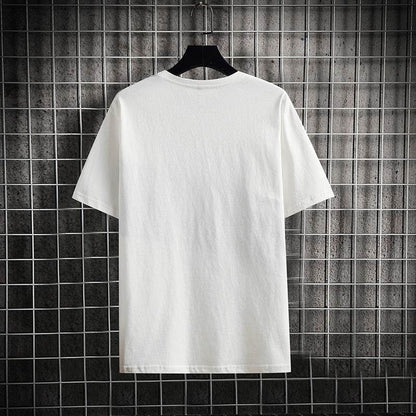 Buycenter Men's Summer Short-Sleeved T-Shirt - Casual Stripe Design - Buy Center