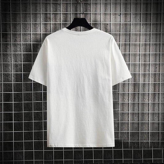 Buycenter Men's Summer Short-Sleeved T-Shirt - Casual Stripe Design - Buy Center