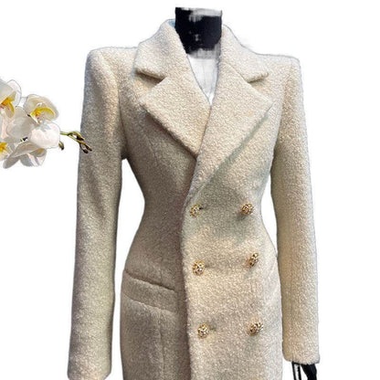 Women's Woolen Temperament Coat - Chic Urban Style & Warmth 2025 - Buy Center