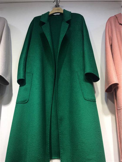 Buycenter Women's Long Reversible Cashmere Coat - Stylish & Comfortable - Buy Center