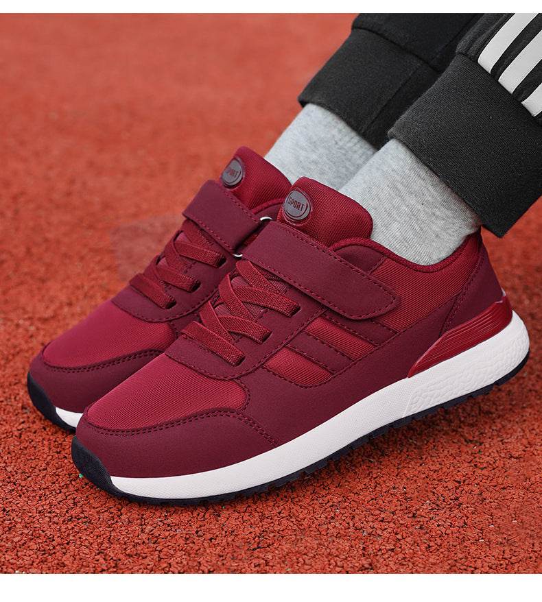 Buycenter Casual Sneakers for Middle-aged - Soft Bottom, Velcro Closure - Buy Center