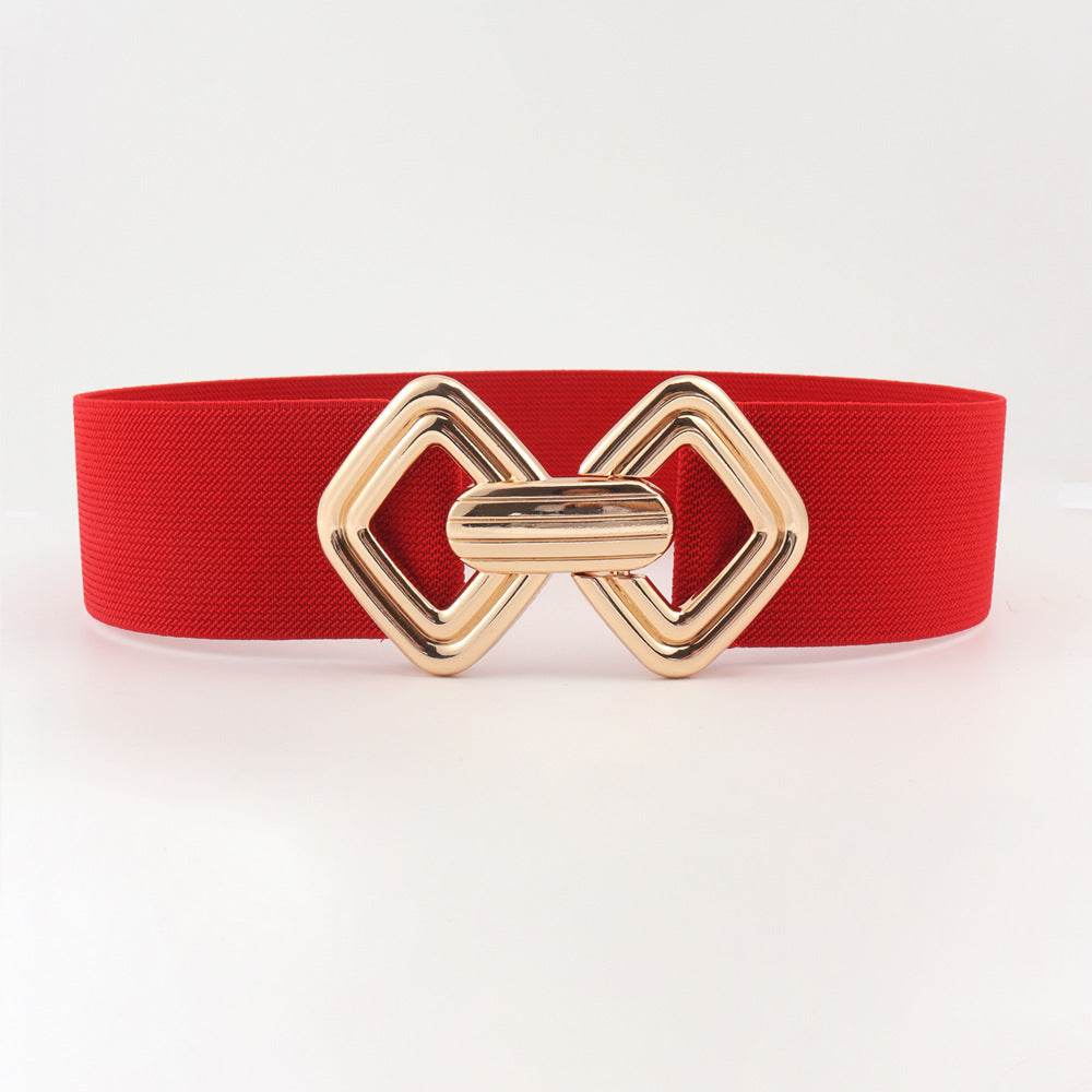 Women's Elastic Waistband Wide Belt - Stylish Premium Cummerbund 2025 - Buy Center
