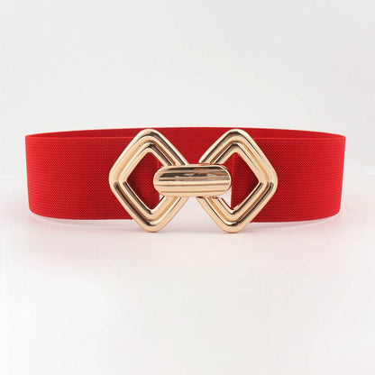 Women's Elastic Waistband Wide Belt - Stylish Premium Cummerbund 2025 - Buy Center