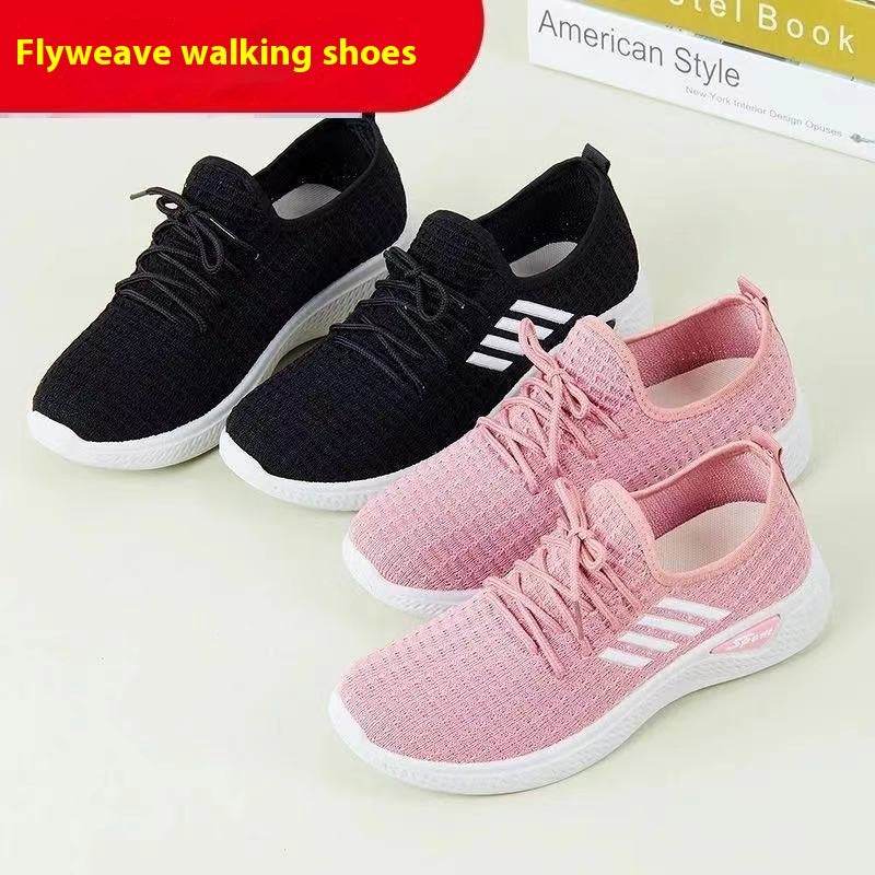 Buycenter Women's Casual Low-top Sneakers - Soft Sole, Flat Heel Shoes - Buy Center