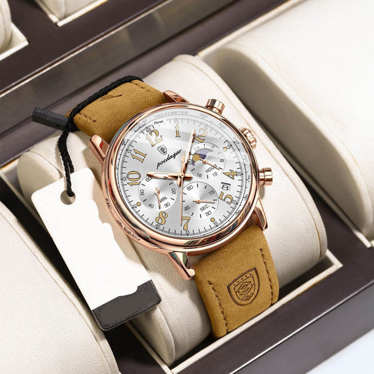 Multifunctional Luminous Quartz Men's Watch - Stylish & Versatile Design - Buy Center