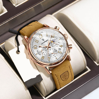 Multifunctional Luminous Quartz Men's Watch - Stylish & Versatile Design - Buy Center