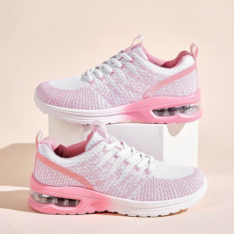 Buycenter Flyknit Women's Sports Running Shoes - Flat Heel, Casual Style - Buy Center