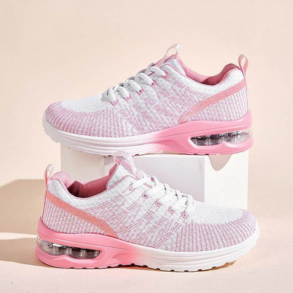 Buycenter Flyknit Women's Sports Running Shoes - Flat Heel, Casual Style - Buy Center