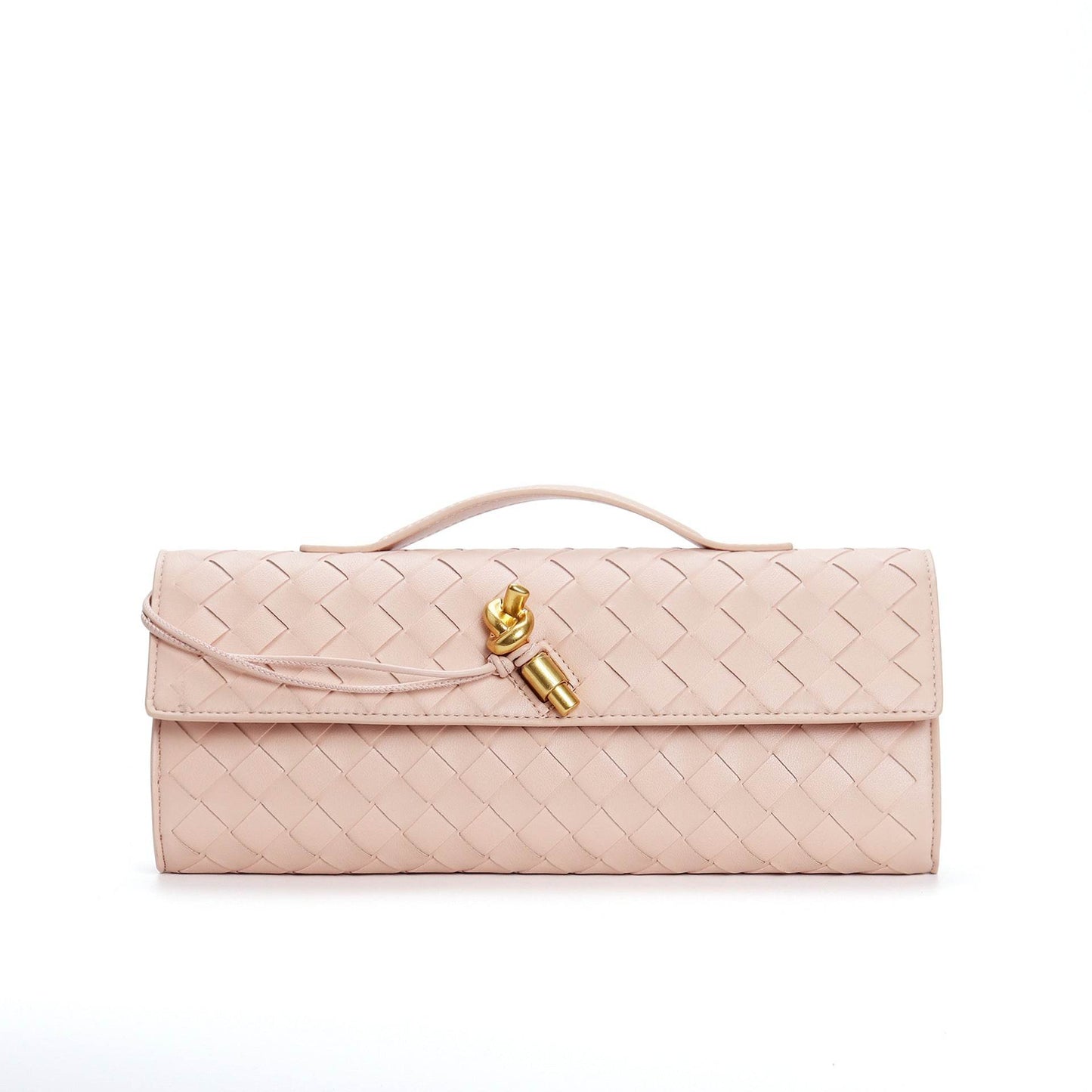 Buycenter Woven Shoulder Bag - Genuine Leather Crossbody Clutch - Buy Center