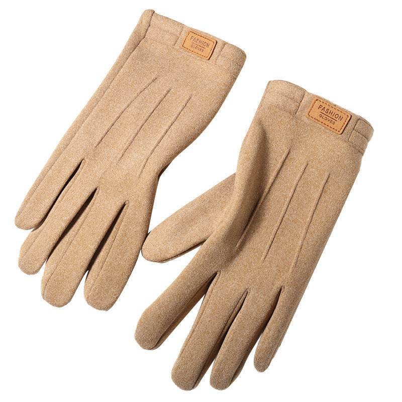 Men's Winter Gloves - Fleece-Lined, Touch Screen, Windproof Dralon Style - Buy Center