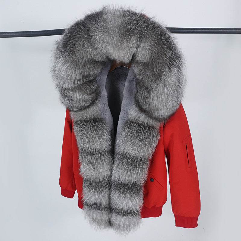 Buycenter Women's Detachable Fur Collar Coat - Stylish and Casual Design - Buy Center