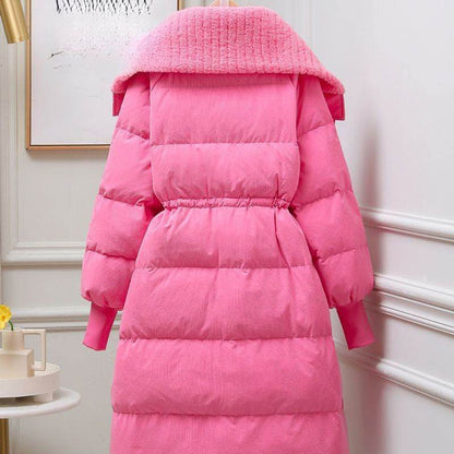 Trendy Women's Large Lapel Padded Jacket - Stylish Cotton Outerwear 2025 - Buy Center