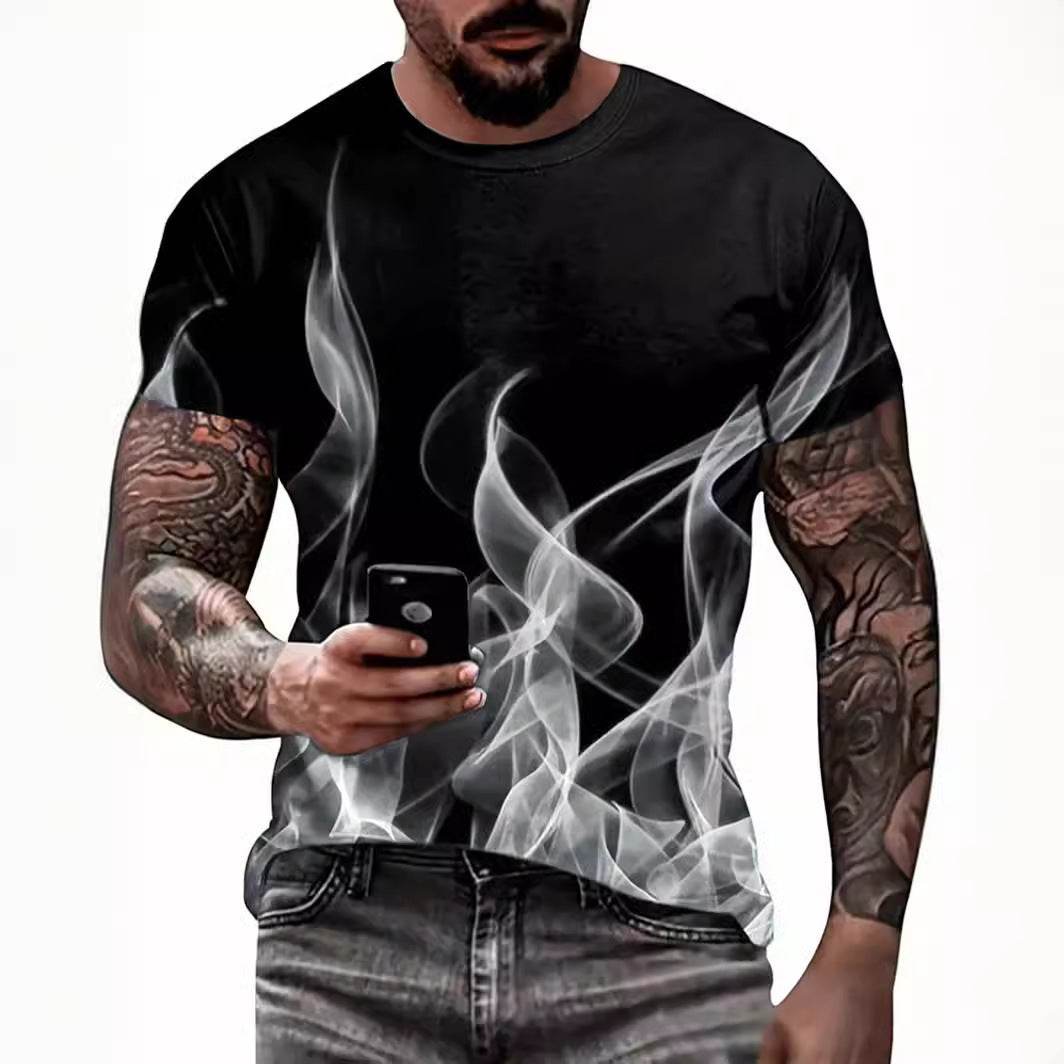Men's Casual Floral Print T-Shirt - Trendy Style for 2025 - Buy Center