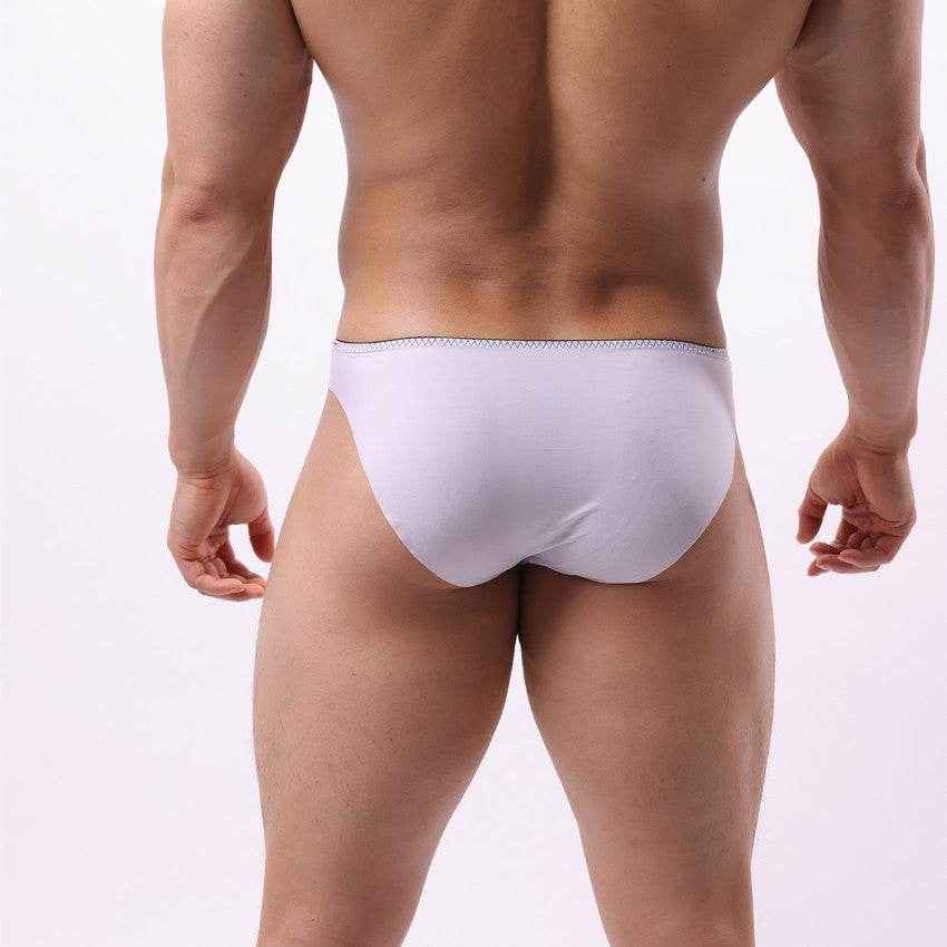Stylish Men's Ice Silk Briefs - Low Waist Comfort, Sizes M-XXL