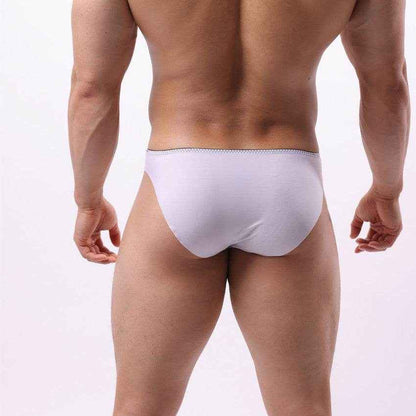 Stylish Men's Ice Silk Briefs - Low Waist Comfort, Sizes M-XXL