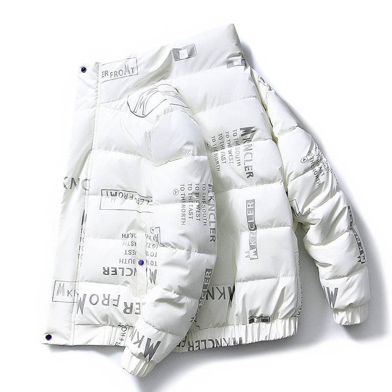 Men's Stand-Up Collar Down Jacket - Warm, Stylish, Non-Iron Fabric - Buy Center