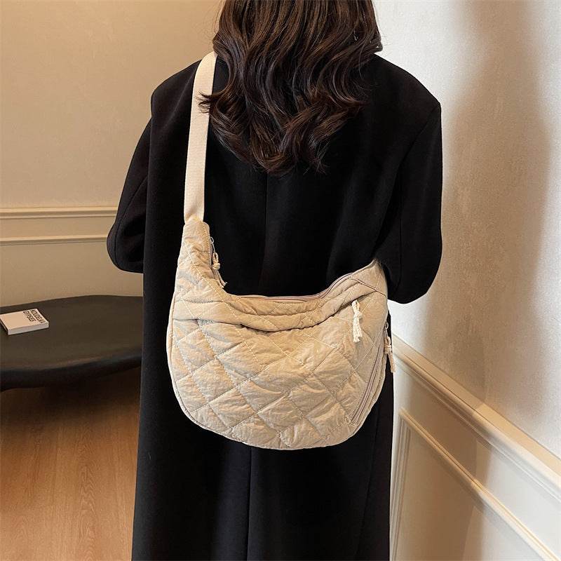 Stylish Women's Messenger Bag - Durable Canvas, Trendy Crossbody Design - Buy Center