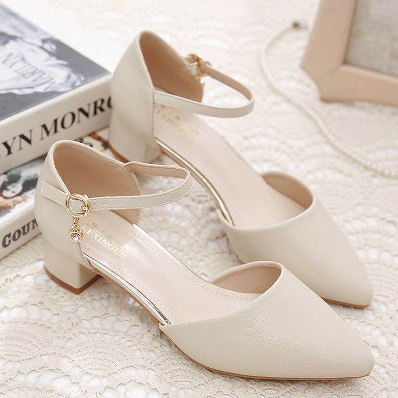 Buycenter Women's Closed Toe Work Shoes - Stylish Korean Pumps - Buy Center