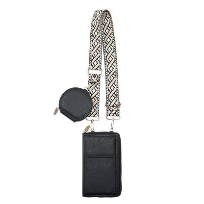 Stylish Women's Messenger Bag - Trendy PU One Shoulder Phone & Coin Purse - Buy Center