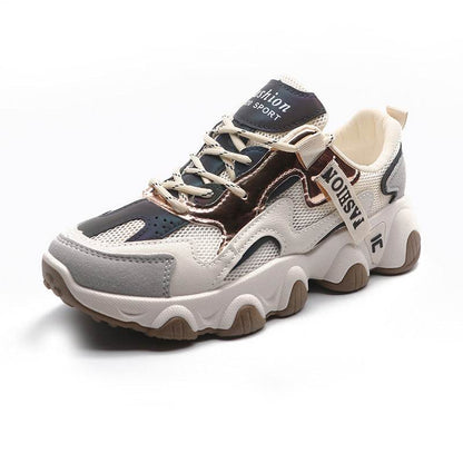 Buuycenter Trendy Wave Platform Sneakers - Stylish Women's Footwear - Buy Center