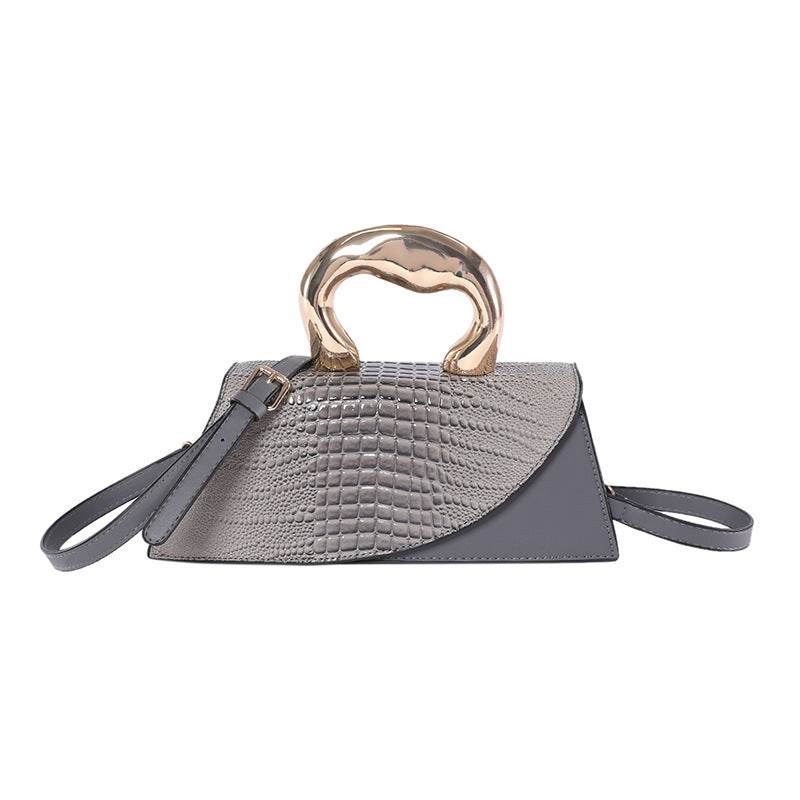 Retro Crocodile Pattern Messenger Bag - Premium Stylish Shoulder Bag - Buy Center