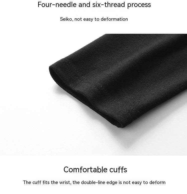 Men's Fleece-Lined Thermal Underwear - Round Neck Long Johns for Winter