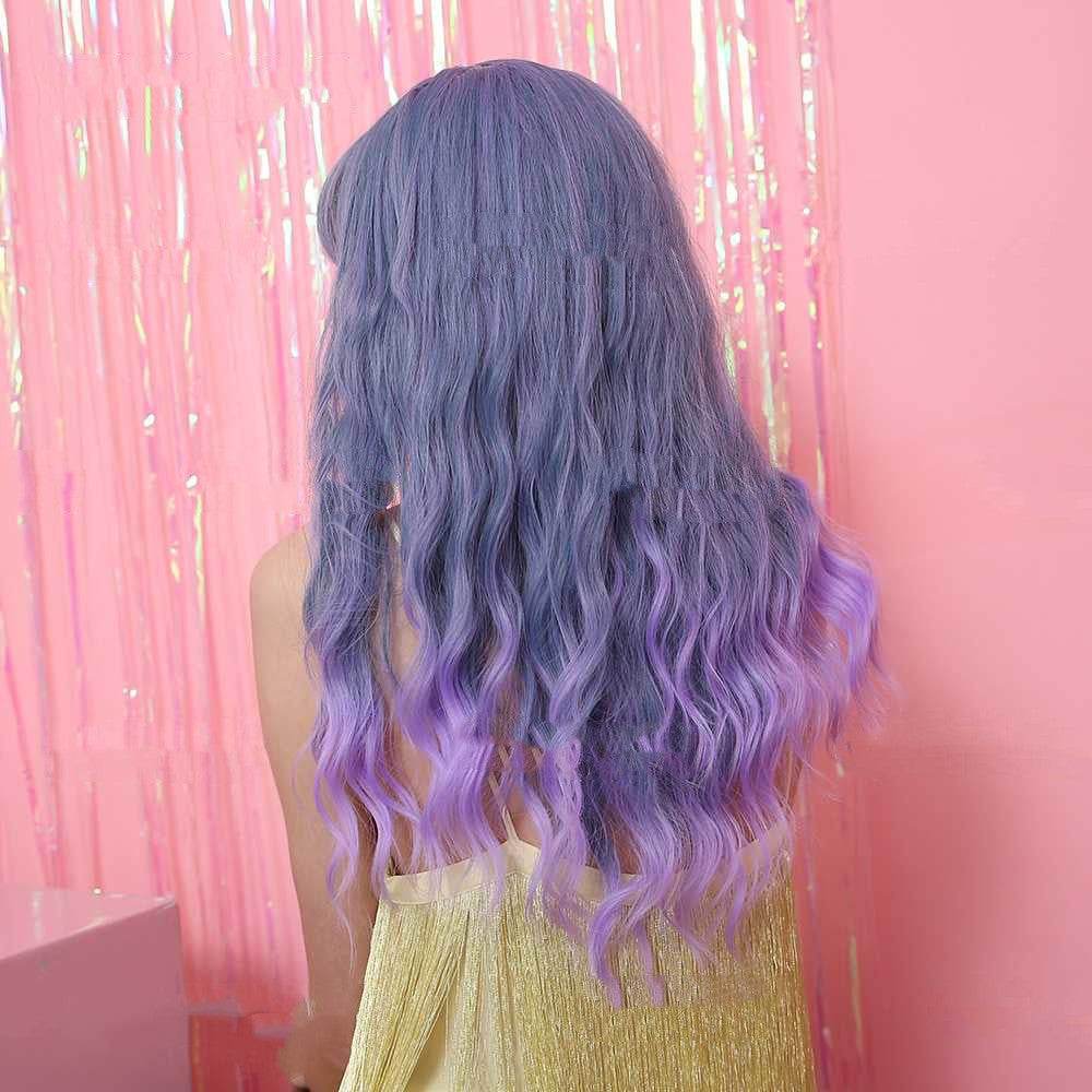 Stylish Long Straight Synthetic Wig for Halloween & Christmas Cosplay - Buy Center