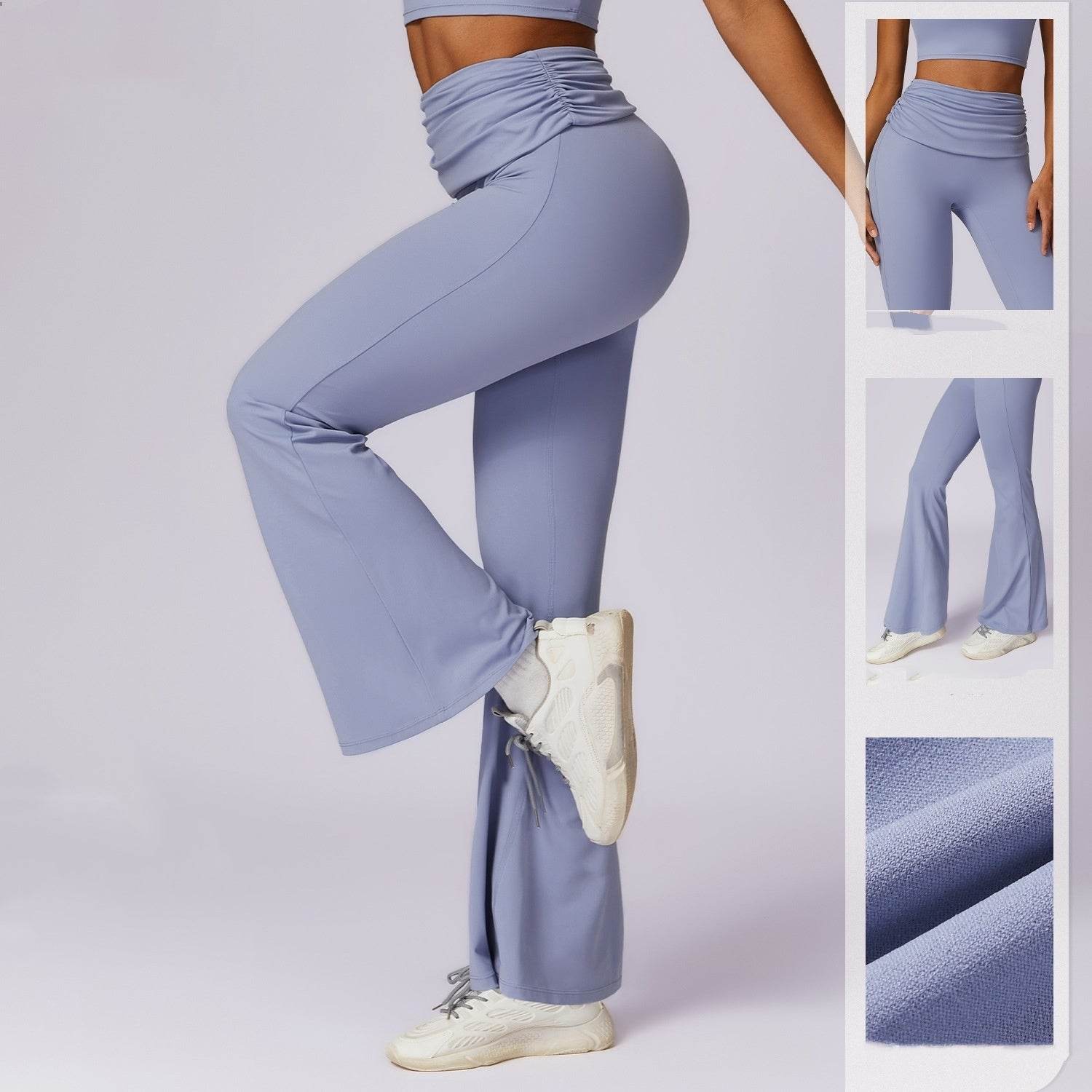 Quick-Dry Wide Leg Yoga Pants for Women - Stylish, Breathable Comfort - Buy Center
