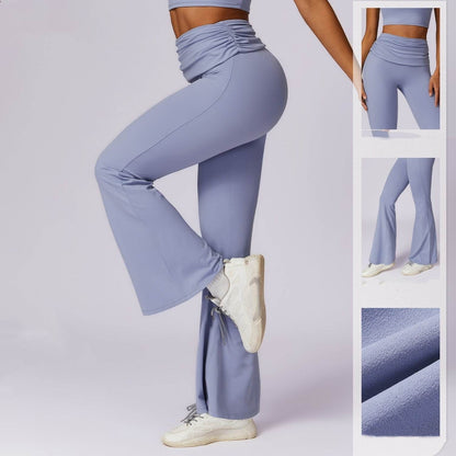 Quick-Dry Wide Leg Yoga Pants for Women - Stylish, Breathable Comfort - Buy Center