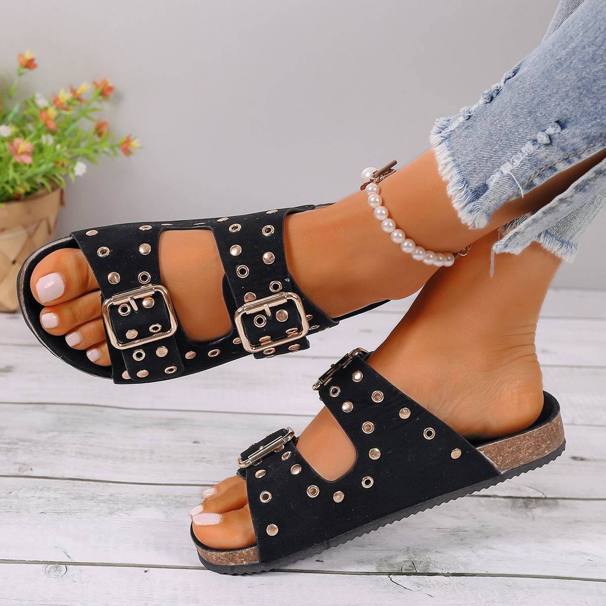 Buycenter Women's Thick-Soled Slippers - Casual Beach Shoes for Plus Size - Buy Center