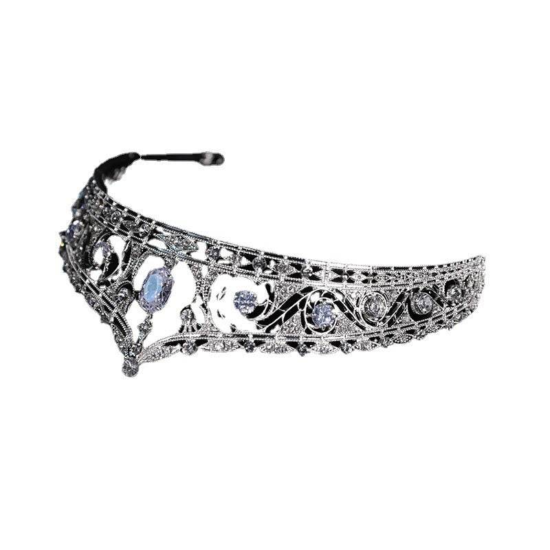 Elegant European-Style Bridal Crown - Rhinestone Hair Jewelry for Weddings - Buy Center