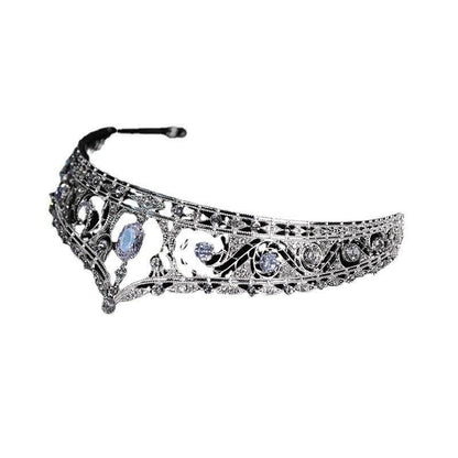 Elegant European-Style Bridal Crown - Rhinestone Hair Jewelry for Weddings - Buy Center