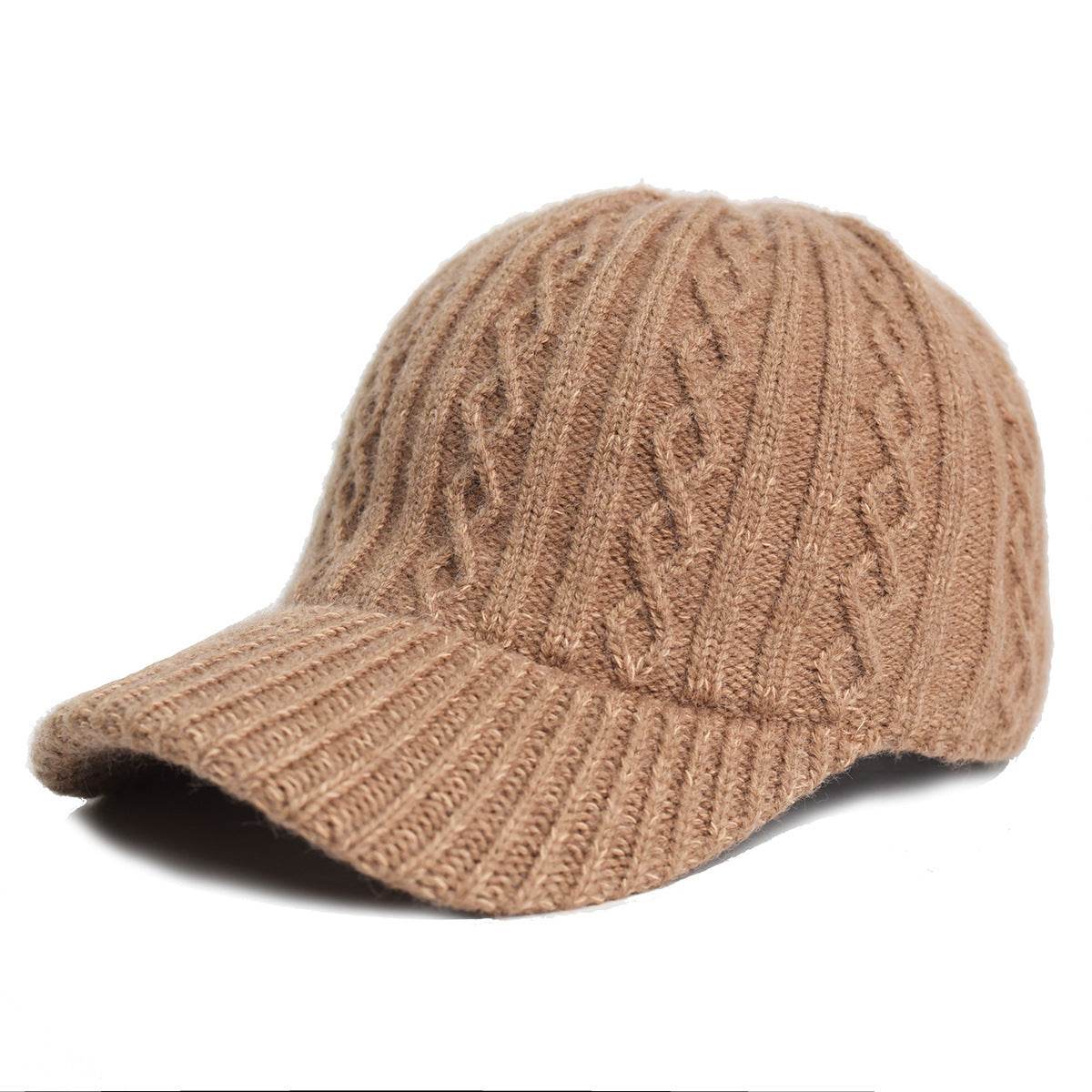 Stylish Knitting Wool Baseball Cap - Warm, Breathable Winter Accessory - Buy Center