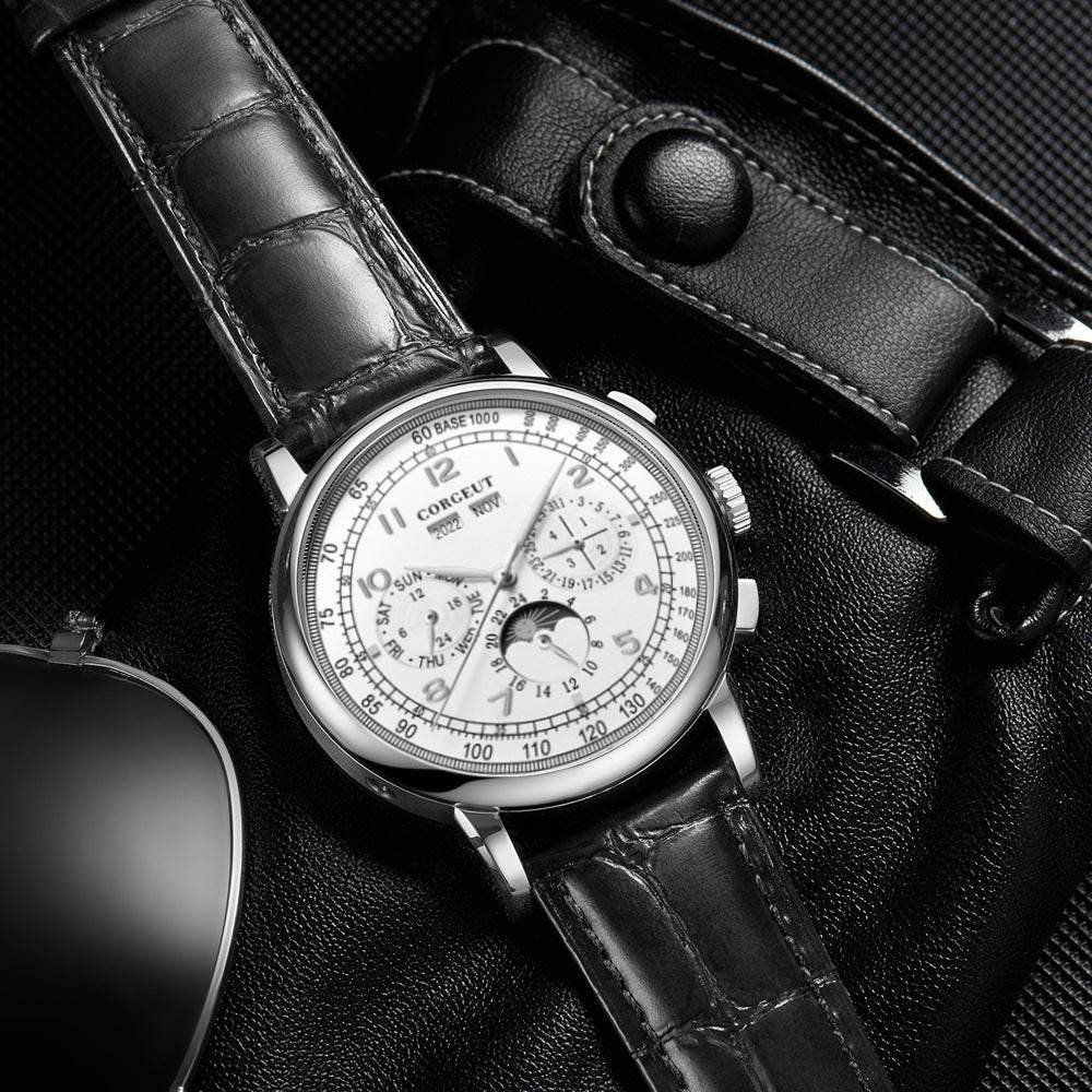 Men's Automatic Mechanical Watch - Waterproof Calendar & Stylish Design - Buy Center