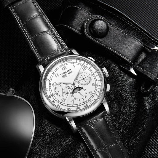 Men's Automatic Mechanical Watch - Waterproof Calendar & Stylish Design - Buy Center