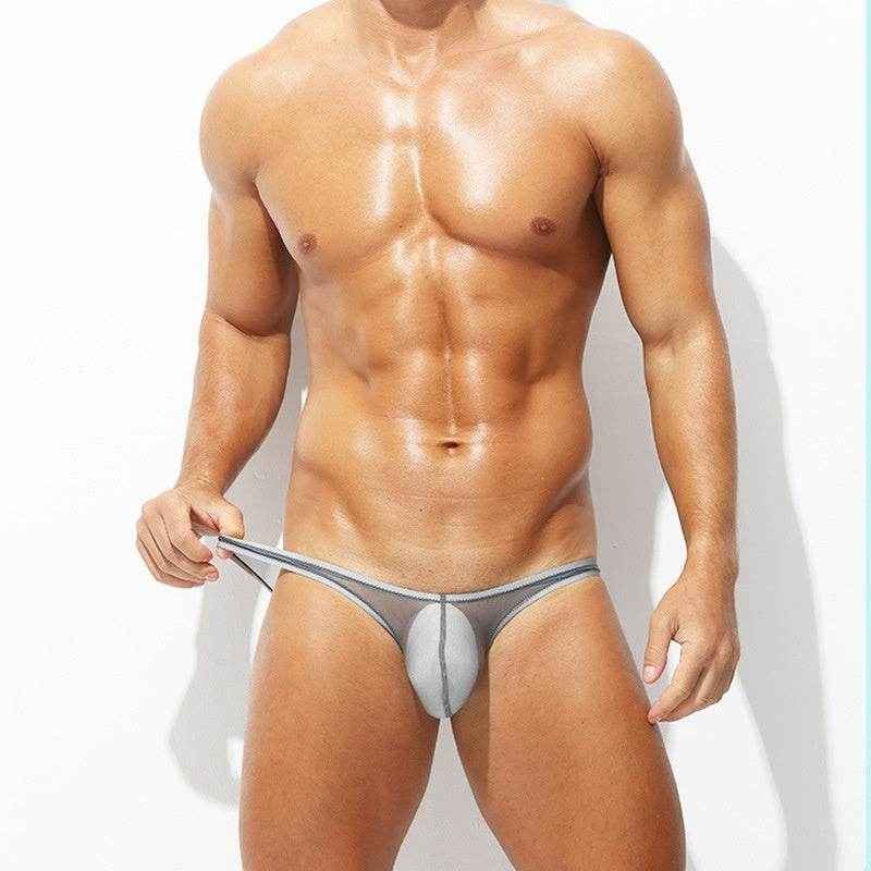 Ultra-Thin Ice Silk Briefs for Men - U-Pouch Design, Breathable Comfort